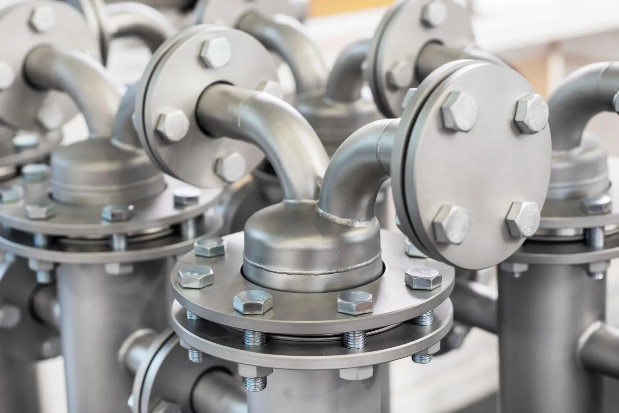 หน้าแปลนท่อสแตนเลสในระบบท่ออุตสาหกรรม